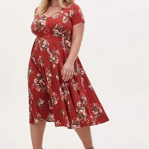 Torrid midi dress